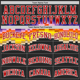 Custom Black Red Yellow Purple-White Sunset Pixel Gradient Round Neck Sublimation Basketball Uniform Jersey