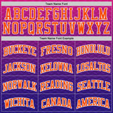 Custom Dark Purple Orange White-Hot Pink Diamond Texture Gradient Round Neck Sublimation Basketball Uniform Jersey