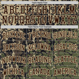 Custom Camo Brown-Cream Digital Camouflage Round Neck Sublimation Salute To Service Basketball Uniform Jersey