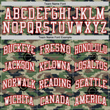 Custom Camo White-Red Woodland Camouflage Bullet Hole Round Neck Sublimation Salute To Service Basketball Uniform Jersey