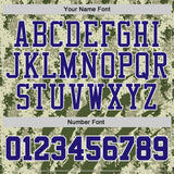 Custom Camo Dark Purple-White Digital Desert Camouflage Round Neck Sublimation Salute To Service Basketball Uniform Jersey