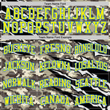 Custom Camo Light Yellow-Powder Blue Desert Camouflage Claw Round Neck Sublimation Salute To Service Basketball Uniform Jersey