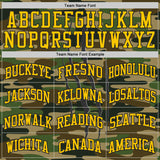 Custom Camo Yellow-Black Digital Camouflage Claw Round Neck Sublimation Salute To Service Basketball Uniform Jersey