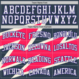 Custom Black White Red Cream-Dark Purple Vibrant Lightning Stripe Round Neck Sublimation Basketball Uniform Jersey