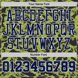 Custom Green Navy Black-White Abstract Liquid Marble Round Neck Sublimation Basketball Uniform Jersey