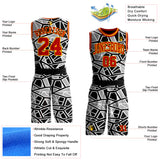 Custom Black Red Gray-Gold Abstract Geometric Shards Round Neck Sublimation Basketball Uniform Jersey