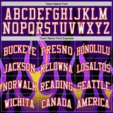 Custom Purple White Red-Black Irregular Fire Flames Round Neck Sublimation Basketball Uniform Jersey