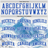 Custom White Red Blue-Thunder Blue Snow Mountain Gradient Round Neck Sublimation Basketball Uniform Jersey