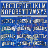 Custom Blue White-Black Hiphop Street Graffiti Round Neck Sublimation Basketball Uniform Jersey