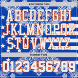 Custom Blue White Orange Black-Yellow Paisley Bandana Round Neck Sublimation Basketball Uniform Jersey