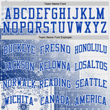 Custom White Red-Thunder Blue Paisley Bandana Patchwork Round Neck Sublimation Basketball Uniform Jersey