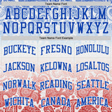 Custom White Red-Thunder Blue Gradient Bandana Paisley Round Neck Sublimation Basketball Uniform Jersey