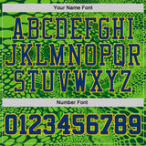Custom Green US Navy Blue-Yellow Psychedelic Acid Fluid Round Neck Sublimation Basketball Uniform Jersey