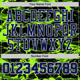 Custom Black Navy Green-White Psychedelic Acid Fluid Round Neck Sublimation Basketball Uniform Jersey