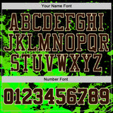 Custom Black Brown Green-Cream Psychedelic Acid Fluid Round Neck Sublimation Basketball Uniform Jersey