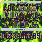 Custom Green Dark Purple-Gold Psychedelic Acid Fluid Round Neck Sublimation Basketball Uniform Jersey