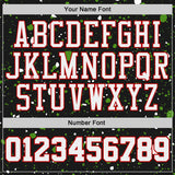 Custom Black White Green-Red Psychedelic Acid Fluid Round Neck Sublimation Basketball Uniform Jersey