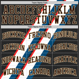 Custom Black Brown Blue Red-Cream Abstract Stripes Round Neck Sublimation Basketball Uniform Jersey