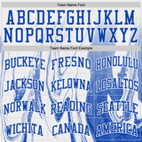 Custom White Red-Thunder Blue Marble Swirl Liquid Fluid Round Neck Sublimation Basketball Uniform Jersey