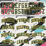 Custom White US Navy Blue Black Pink-Yellow Brush Stroke Paint Splash Round Neck Sublimation Basketball Uniform Jersey