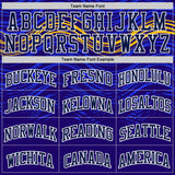 Custom Blue Navy Yellow-White Speed Wave Round Neck Sublimation Basketball Uniform Jersey