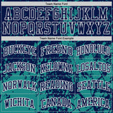 Custom Navy Green-White Grunge Paint Splatter Brush Stroke Round Neck Sublimation Basketball Uniform Jersey