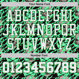 Custom Black White-Grass Green Fire Skulls Round Neck Sublimation Basketball Uniform Jersey