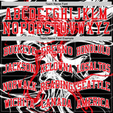 Custom Black Fire Red-White Glitch Skulls Round Neck Sublimation Basketball Uniform Jersey