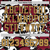 Custom Black-Old Gold Gothic Skulls Round Neck Sublimation Basketball Uniform Jersey