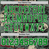Custom Black Grass Green-White Distressed Skulls Round Neck Sublimation Basketball Uniform Jersey