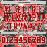 Custom Black Red-White Gothic Skulls Round Neck Sublimation Basketball Uniform Jersey