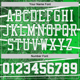 Custom Grass Green-White Boston Street Map Round Neck Sublimation Basketball Uniform Jersey