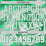 Custom Green-White Boston Victory City Round Neck Sublimation Basketball Uniform Jersey