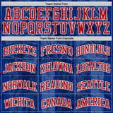 Custom Royal Red-White Detroit Street Racing Car Round Neck Sublimation Basketball Uniform Jersey