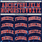 Custom Blue Red-White Sparkling Geometric Round Neck Sublimation Basketball Uniform Jersey