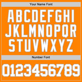 Custom Bay Orange White-Gray Authentic Basketball Jersey