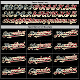 Custom Black Vintage USA Flag-Cream Authentic Sleeveless Baseball Jersey