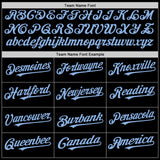 Custom Black Red-Light Blue Mesh Authentic Throwback Baseball Jersey