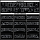 Custom Black Gray Authentic Football Jersey