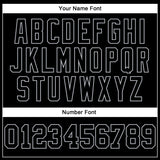 Custom Black Gray Authentic Football Jersey
