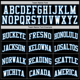 Custom Black White Pinstripe Blue Authentic Basketball Jersey