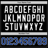 Custom Black Royal-White Authentic Basketball Jersey