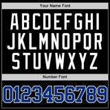 Custom Black Royal White-Red Authentic Basketball Jersey