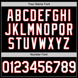 Custom Black White-Red Authentic Basketball Jersey