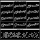 Custom Black White Authentic Basketball Jersey