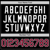 Custom Black Maroon-White Authentic Basketball Jersey