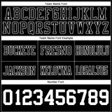 Custom Black White Authentic Football Jersey