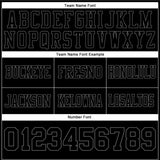 Custom Black Steel Gray Authentic Football Jersey