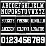Custom Black White-Gray Authentic Football Jersey