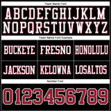 Custom Black Cardinal-White Authentic Football Jersey